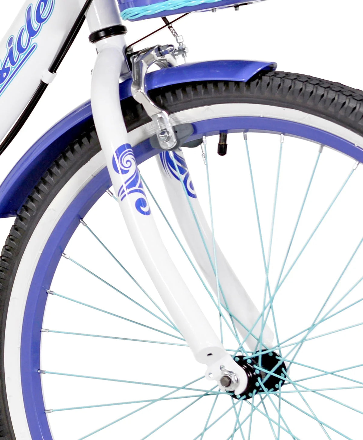Kent 24" Bayside Multi - Speed Girl'S Bike, White/Purple