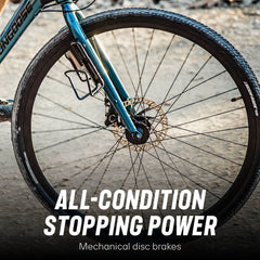Grit Adventure Road Bike, 14 Speeds, 700c Wheels, Blue