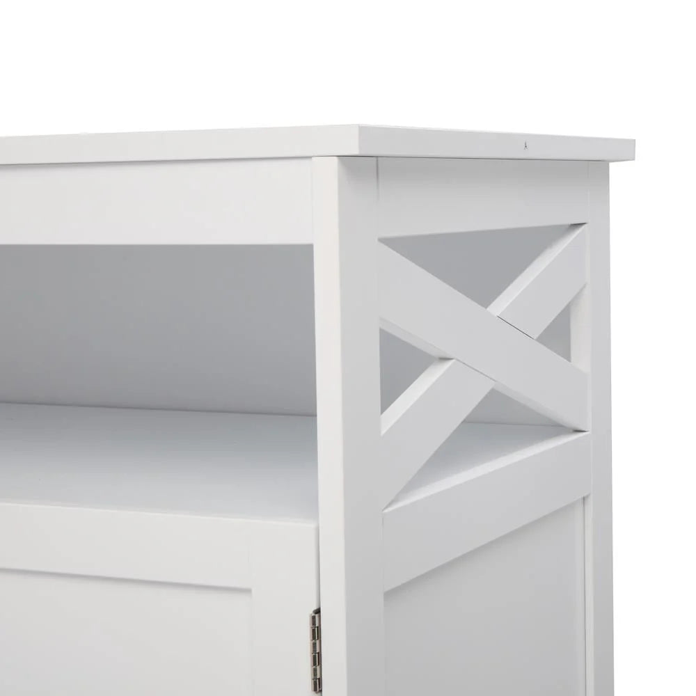 Ktaxon Kitchen Storage Sideboard Dining Buffet Server Cabinet Cupboard, Free Standing Storage Chest Cabinets and Shelf, White