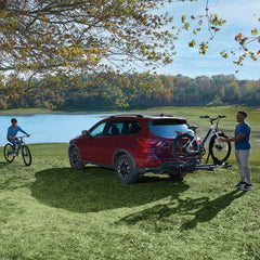 Ozark Trail Premium Platform Steel Bike Rack with 132 lb Load Capacity, 2'' Hitch Receiver E - Bike Compatible