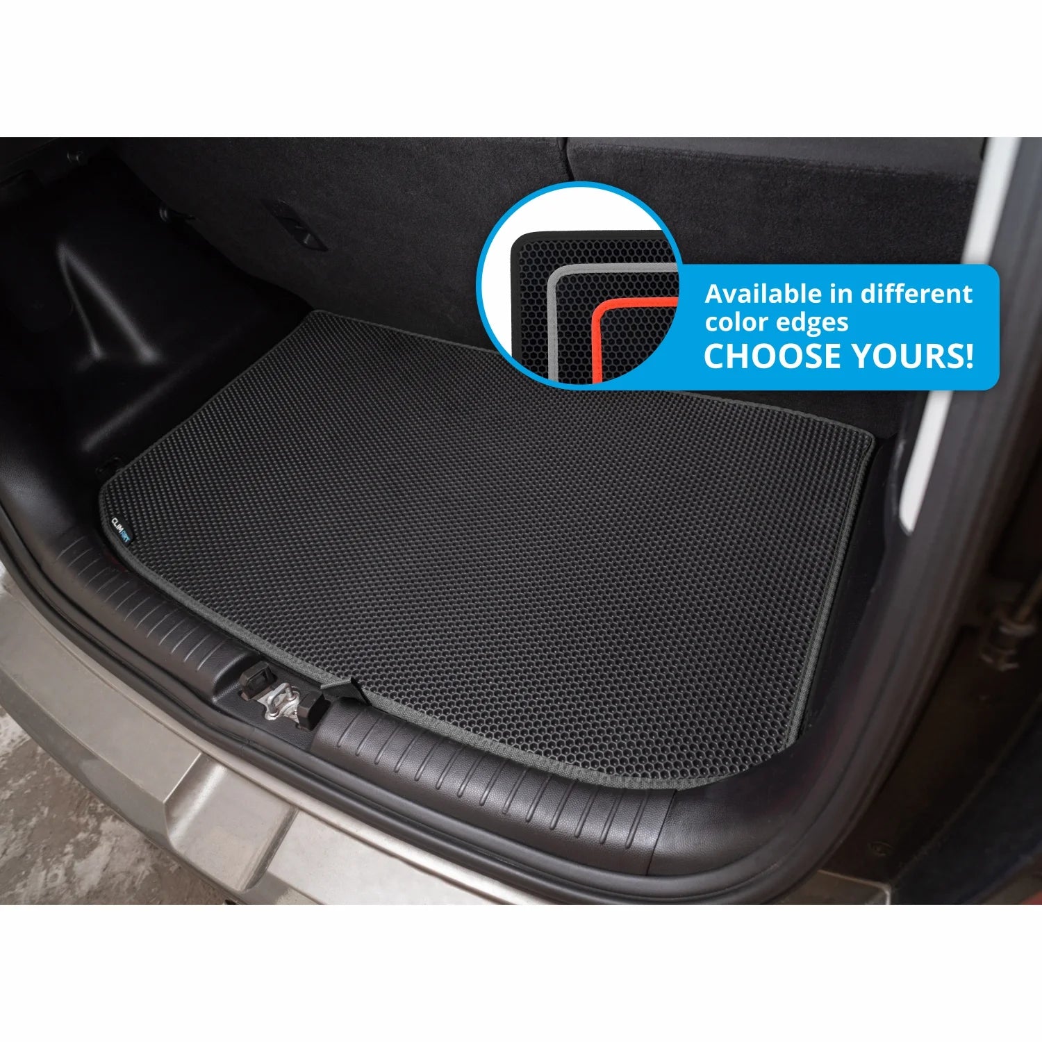 CLIM ART Cargo Liner for Kia Soul 2014 - 2019 Custom Fit Trunk Mat, with Honeycomb Dirtproof & Waterproof Technology - All - Climate, Heavy Duty, Anti - Slip Cargo Liner, Luggage - FL01114042