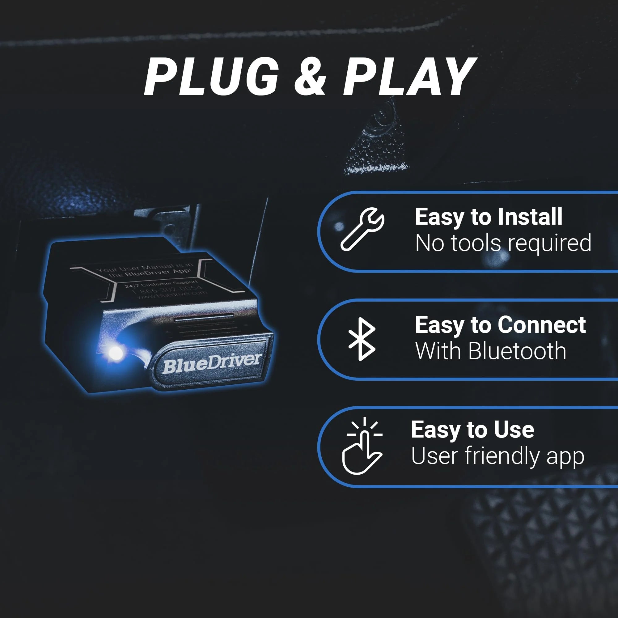 Bluedriver Pro OBD2 Bluetooth Car Diagnostic Scan Tool and Code Reader for Iphone and Android