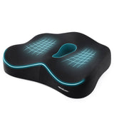 Memory Foam Seat Chair Cushion for Relieves Back Sciatica Pain Tailbone Pain Coccyx Degenerating Disc Orthopedic Osteoarthritis Prostate Cushion Low
