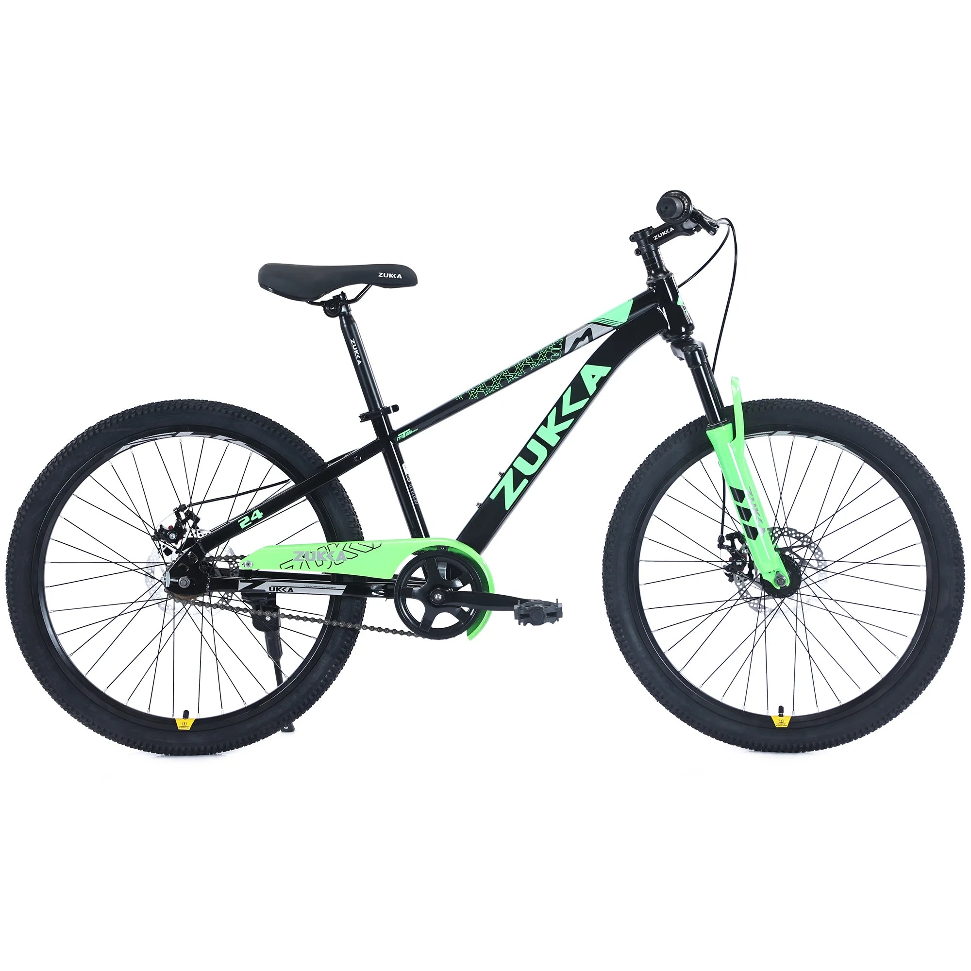Zukka 20 in Kids Mountain Bike Steel Frame Hardtail Bicycle for Child Aged 7 - 10 Years Pink