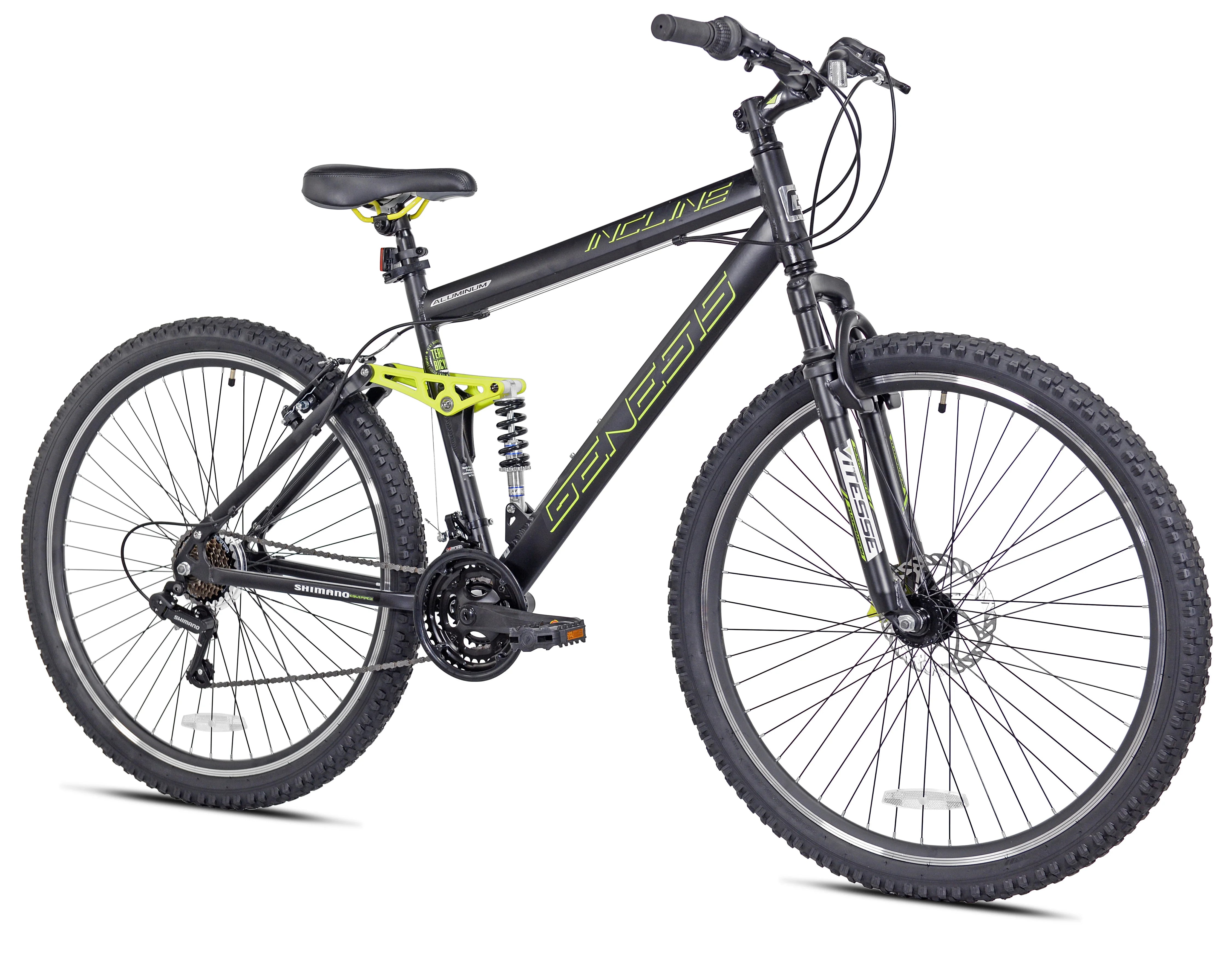 29" Incline Men'S Mountain Bike, Black/Yellow