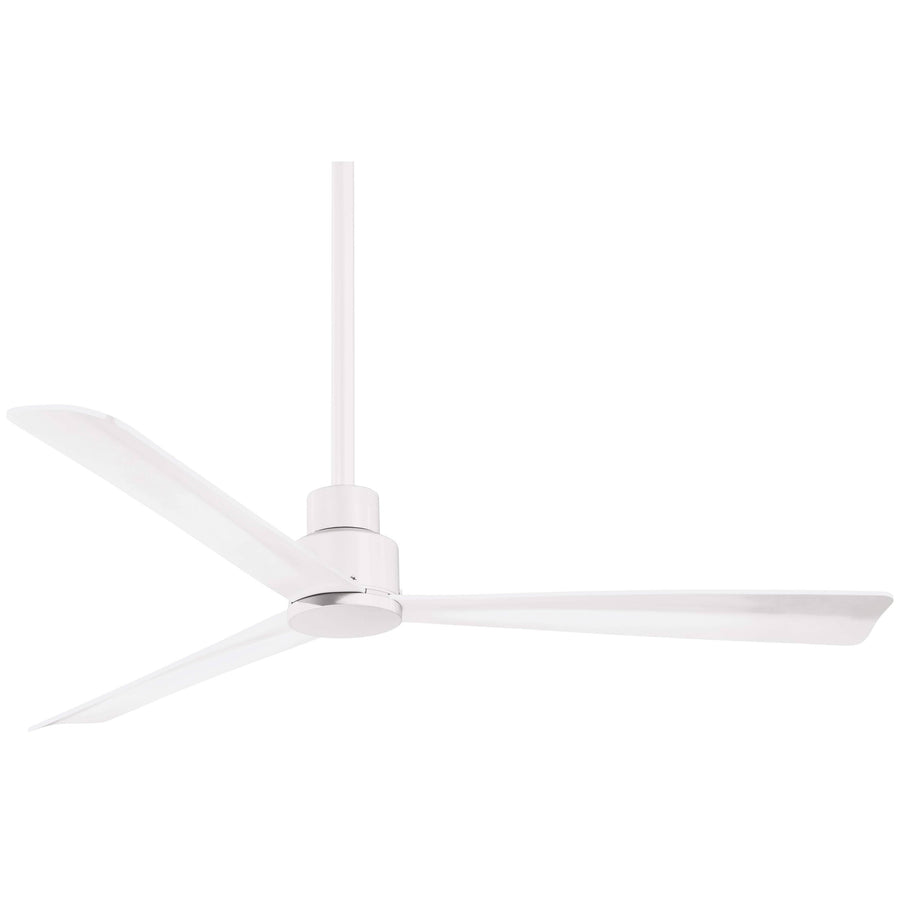 Minka Aire F787 Simple 52" Outdoor Ceiling Fan Flat White