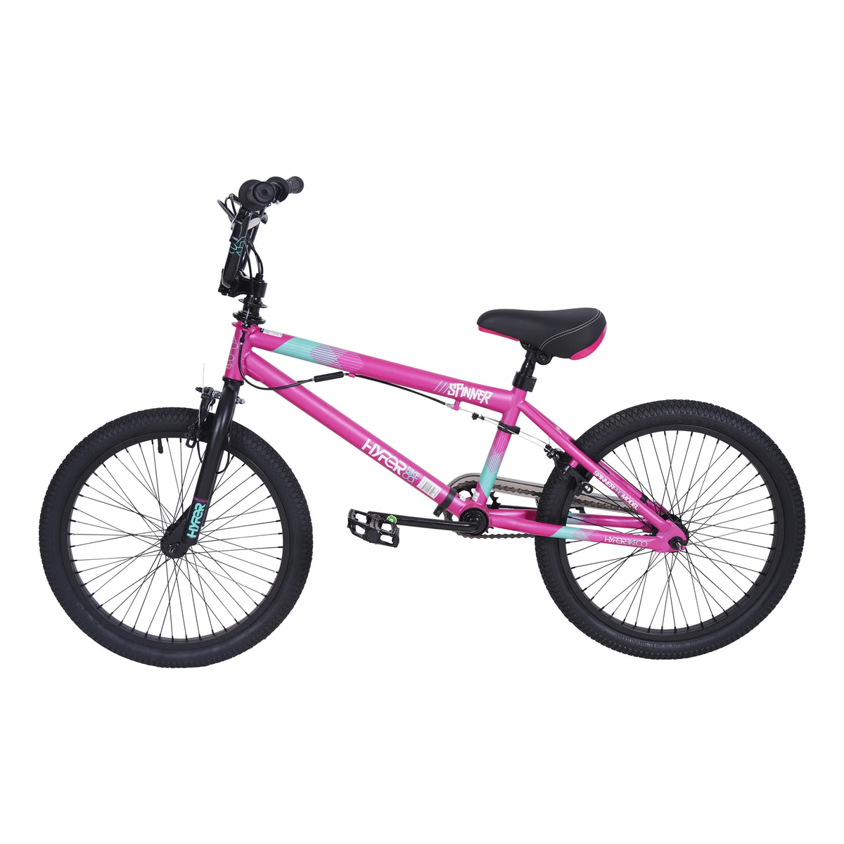20" Hyper Bicycles Girl'S Spinner BMX Bike for Kids, Pink, Age Group 8 to 13, Child, Tween