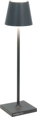 Zafferano Poldina Pro Micro Rechargeable Table Lamp - Dark Grey