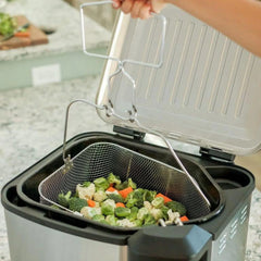 Masterbuilt 10 Liter XL Electric Fryer, Boiler, Steamer in Silver