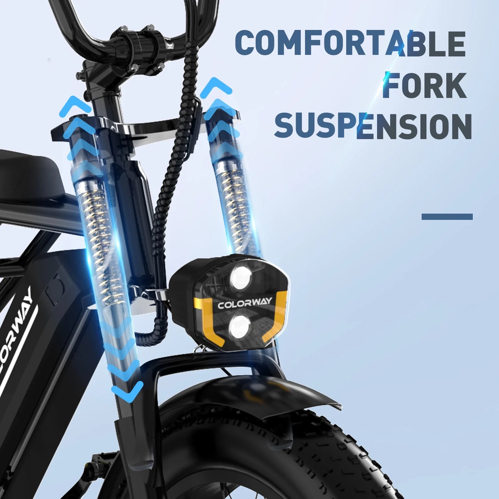 COLORWAY 750W 20"x4.0 Fat Tire Electric Bike, 48V 15ah Battery, Off - Road E - Bike for Adults, UL2849 Certified