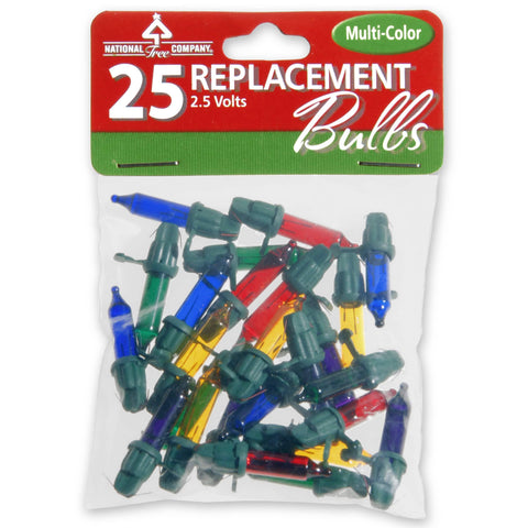 National Tree 25 Multi Replacement Bulbs