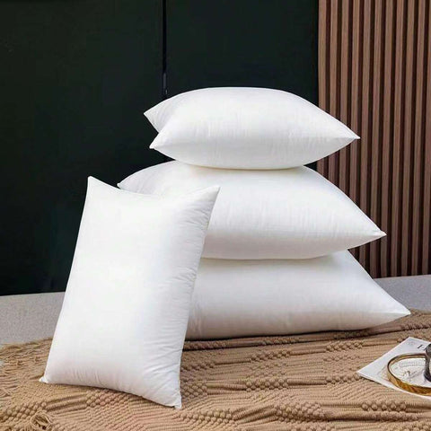 Throw Pillows Insert ( White) - 12 X 20 Inches Bed And Couch Pillows - Indoor Decorative Pillows