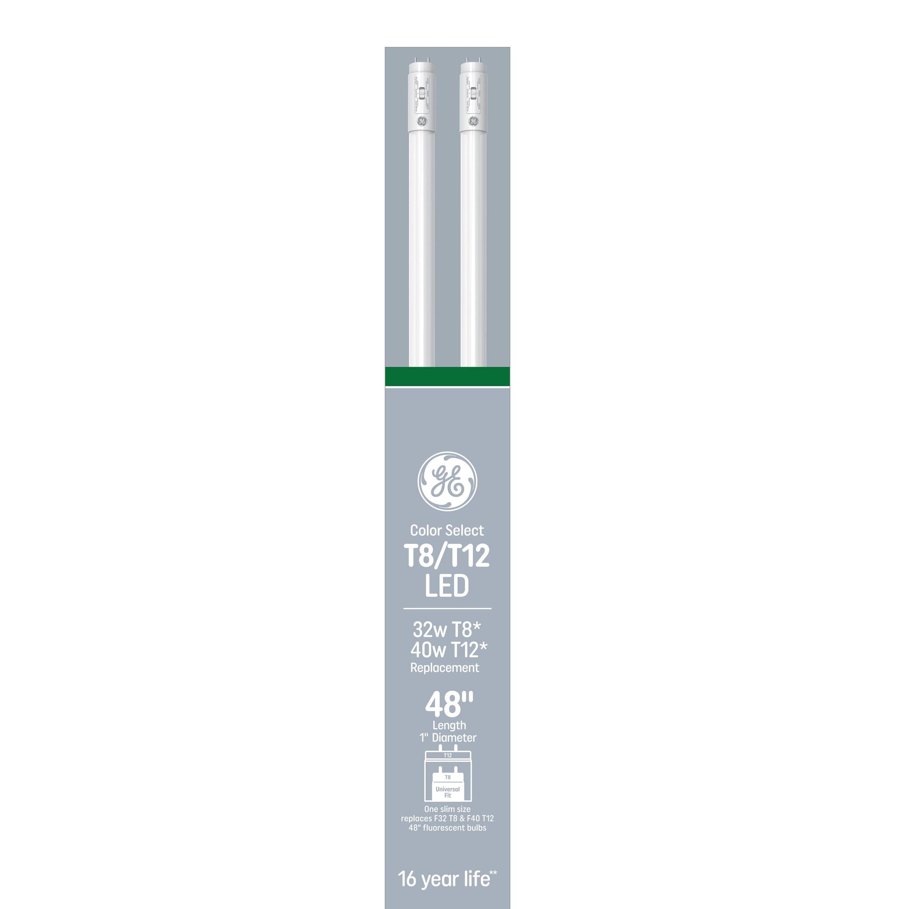 GE 2pk 15W T8 Bulb