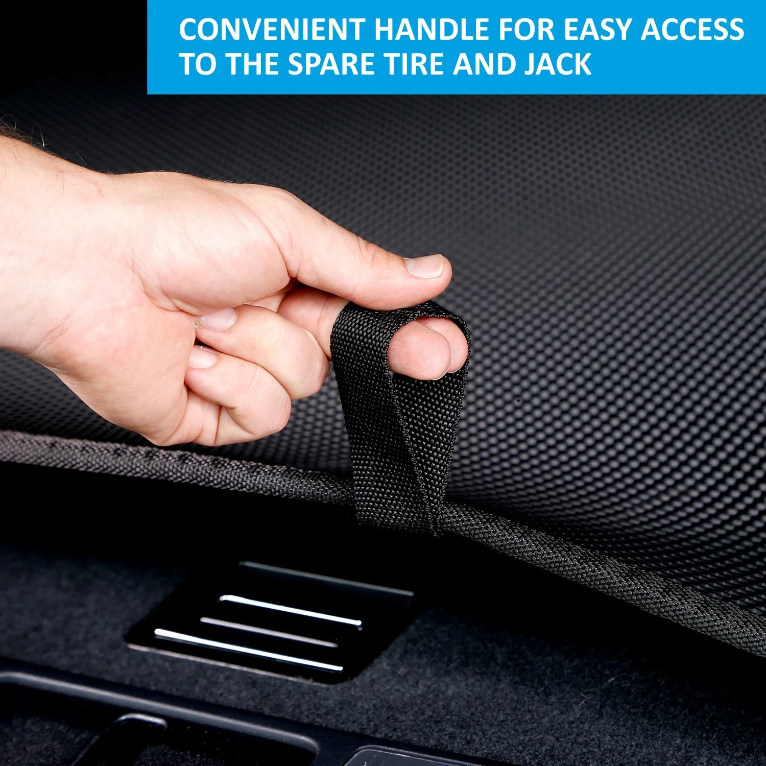CLIM ART Cargo Liner for Kia Soul 2014 - 2019 Custom Fit Trunk Mat, with Honeycomb Dirtproof & Waterproof Technology - All - Climate, Heavy Duty, Anti - Slip Cargo Liner, Luggage - FL01114042