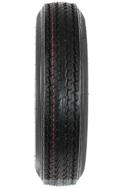 Ecustomrim 2 - Pack Trailer Tires on Rims 4.80 - 12 480 - 12 4.80 x 12 Load B 4 Lug White Wheel