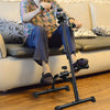 Mwptoo Elderly Exercise Bike, Pedal Exerciser Bike, Hand Arm Leg Knee Peddler, Adjustable Fitness Equipment for Seniors, Elderly Home Pedal Exercise Bike for Total Body