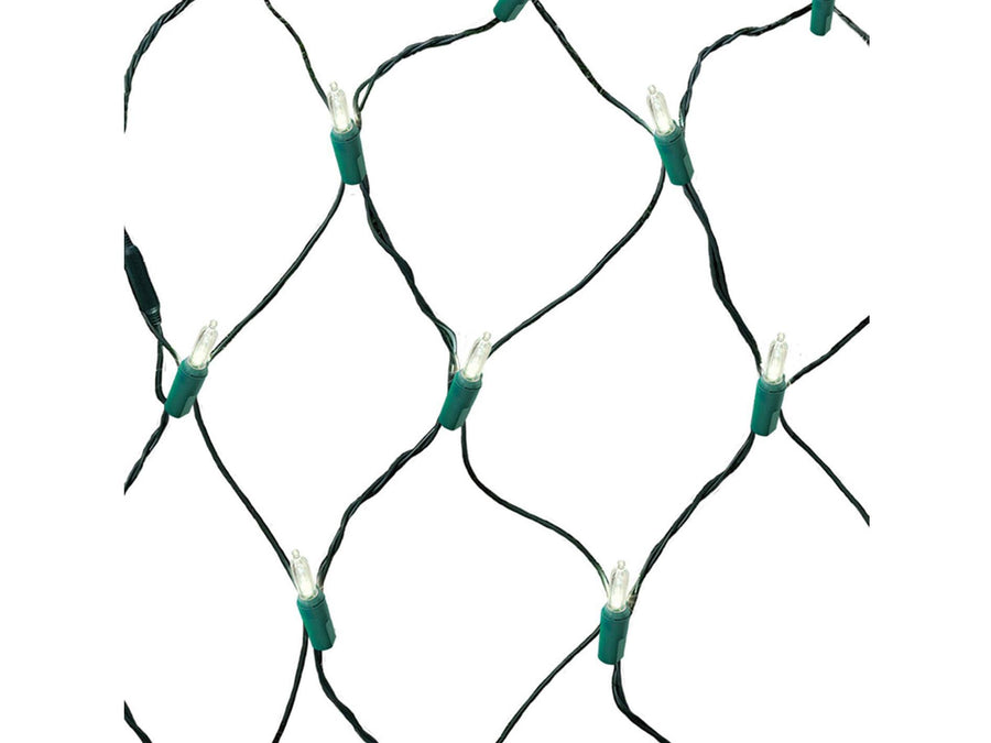 GE Staybright 150 6-ft x 4-ft Constant Clear Christmas Net Lights