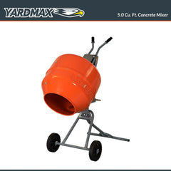 YARDMAX YM0146 5.0 cu ft CONCRETE MIXER
