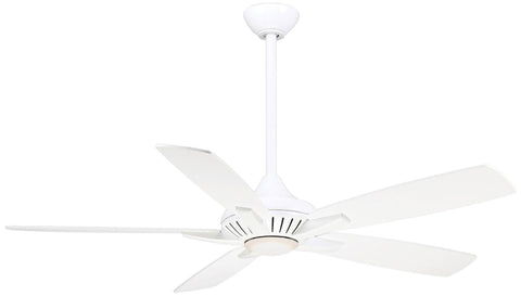 Minka Aire F1000-WH Dyno 5-Blade 52�� LED Ceiling Fan - White