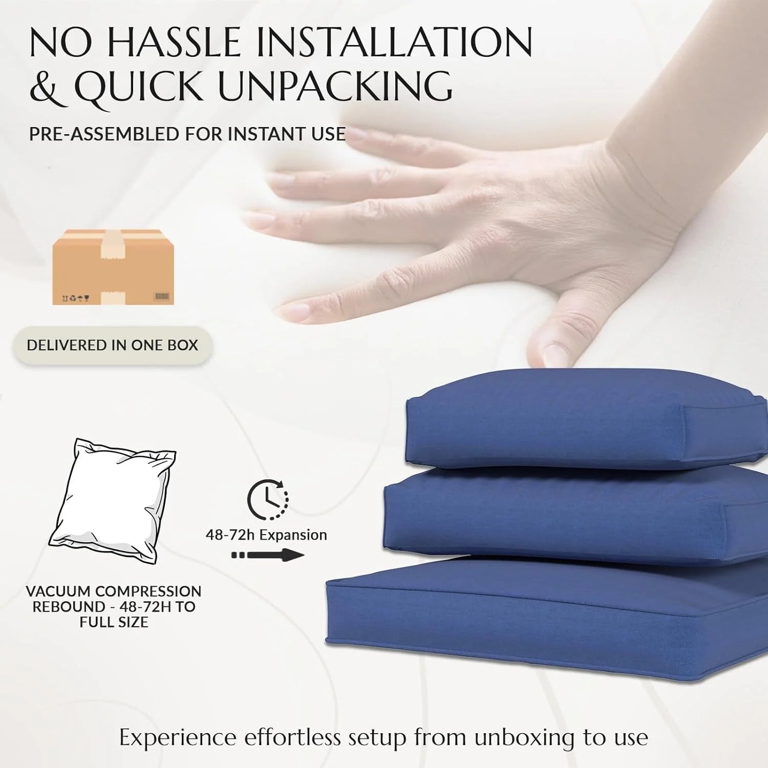AECOJOY Outdoor Cushions for Patio Furniture 14PCS Outdoor Cushion Covers Replacement Washable with Zipper