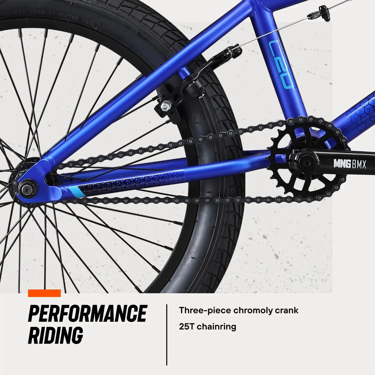 Mongoose Legion L20 Freestyle BMX Bike, 20 - in Wheel, Ages 8 and up, Blue