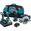 Makita 18V LXT Lithium - Ion 4 - Pc. Combo Kit (5.0ah)