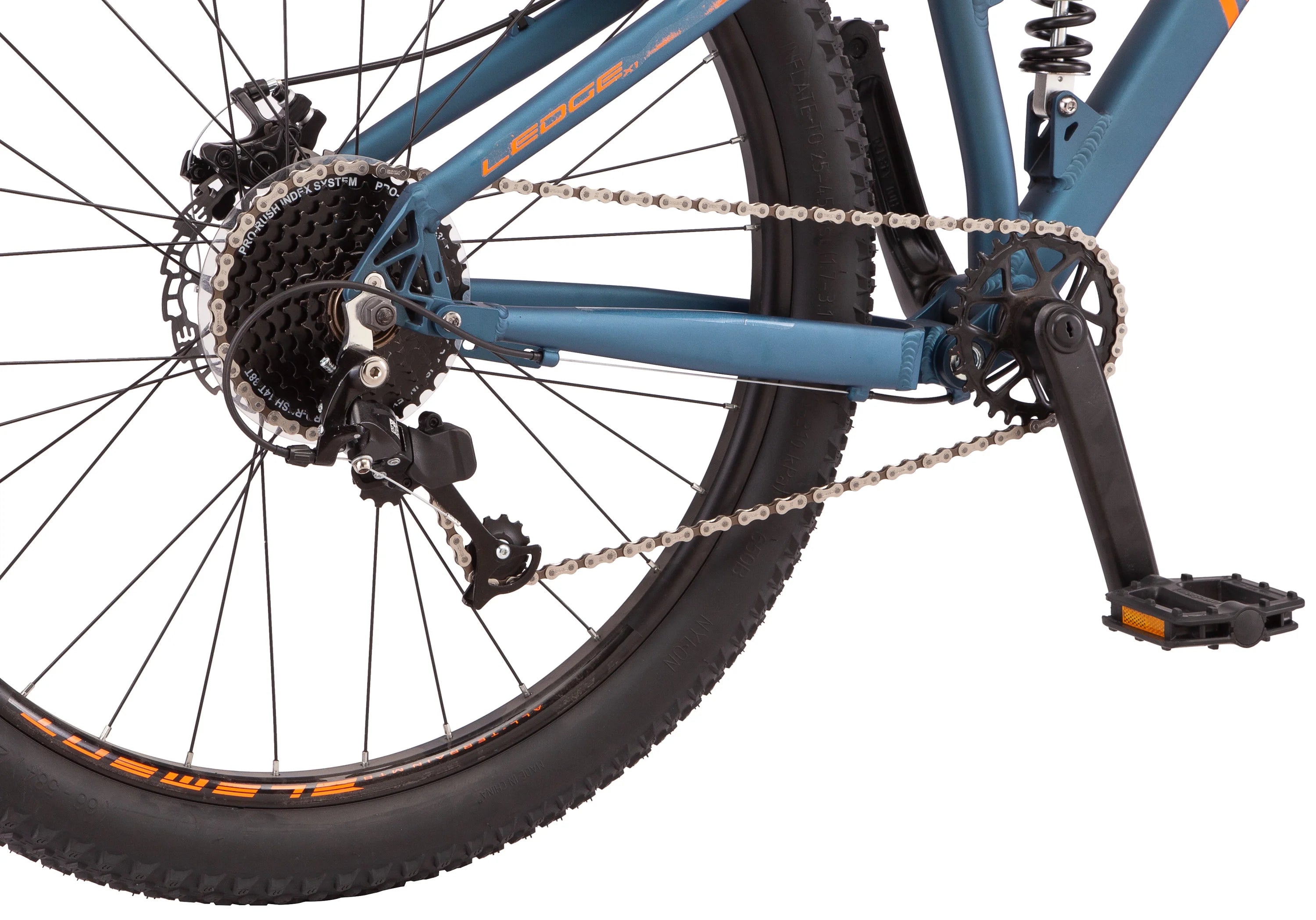 27.5" Ledge Mountain Bike, 7 Speeds, Teal