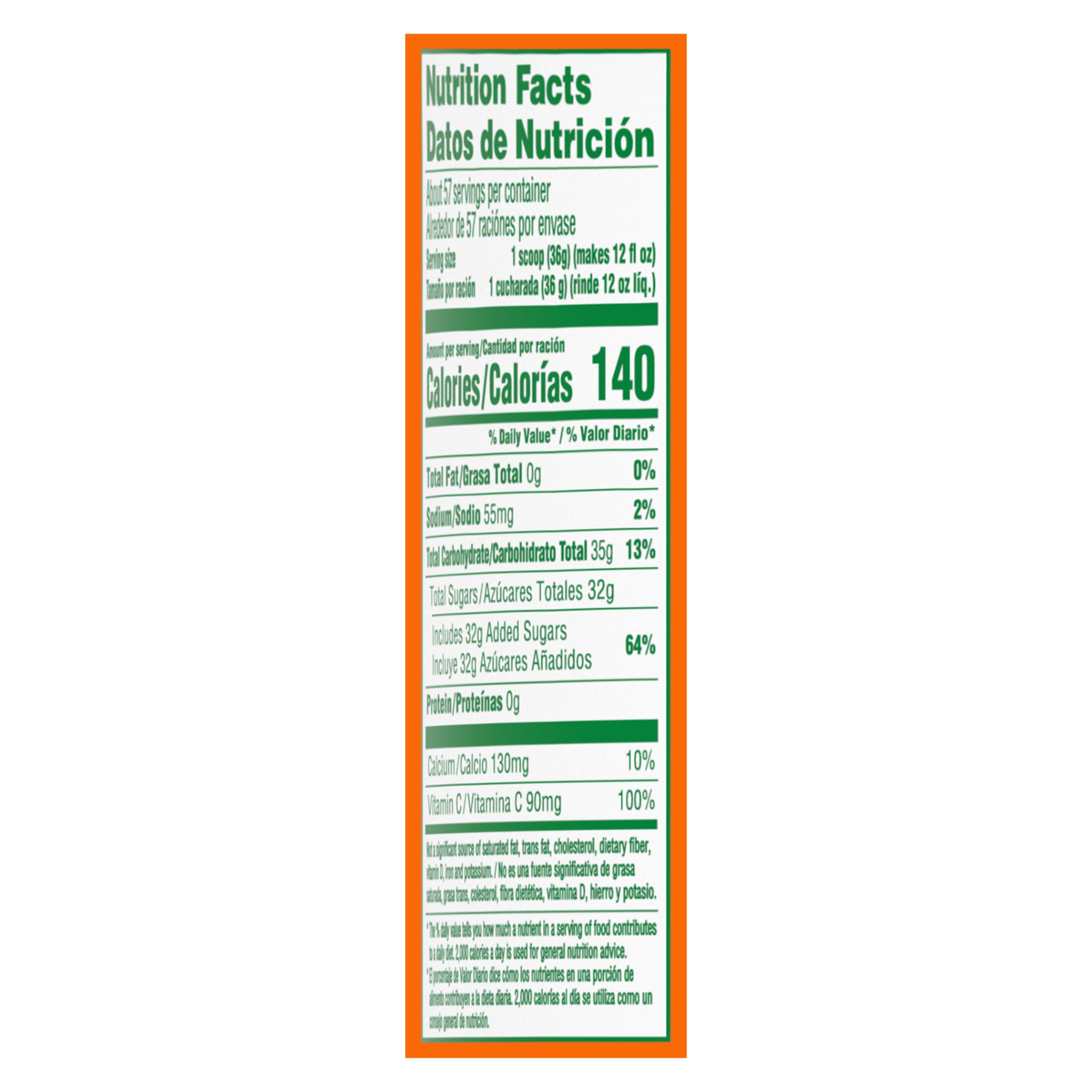 Tang, Drink Mix, Orange, 72 oz