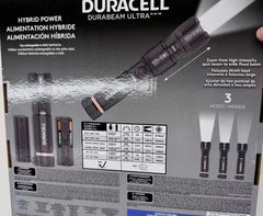 Duracell Hybrid Flashlight, 1500 Lumens, 4 - Count