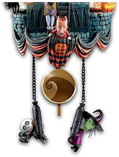The Bradford Exchange the Nightmare Before Christmas Cuckoo Clock, 21 in, Musical, Light - up, Limited Edition