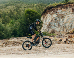 Electric Dirt Bike for Adults, 60V 35ah, 3000W 45 MPH & 37 - 68 Miles Electric Motorcycle, 25'' Fat Tire Off - Road Mountain Bike UL2849