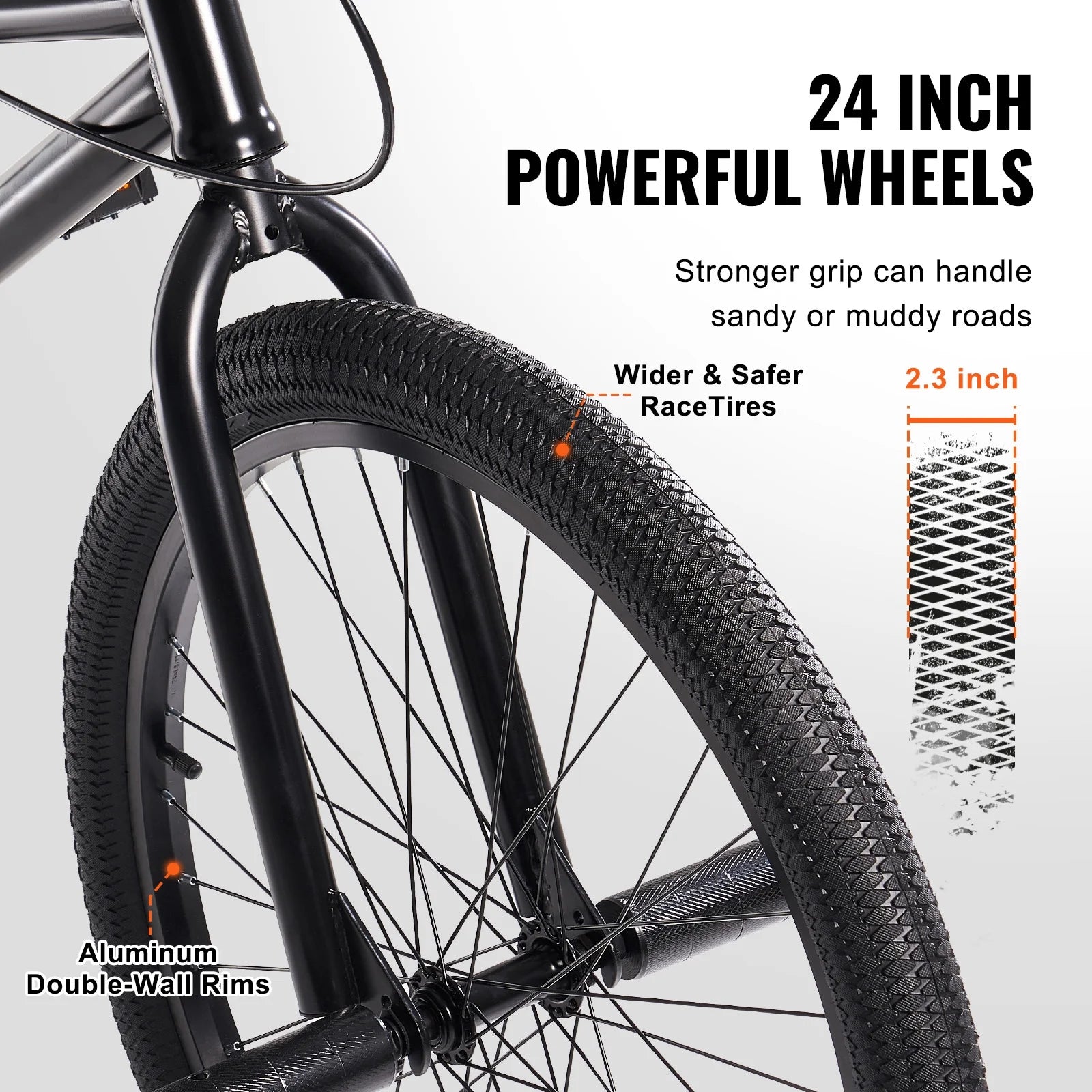 KFFKFF BMX Cycle, Freestyle Bike with 20 - Inch Wheels, BMX Racing Cycle with 360° Rotator and Four Pegs, Suitable for Novice to Skilled Riders, BMX Bikes for Teens and Adults
