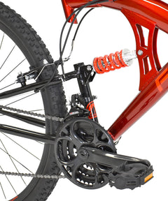 Kent 29 In. Flexor Men'S Dual Suspension Mountain Bike, Red