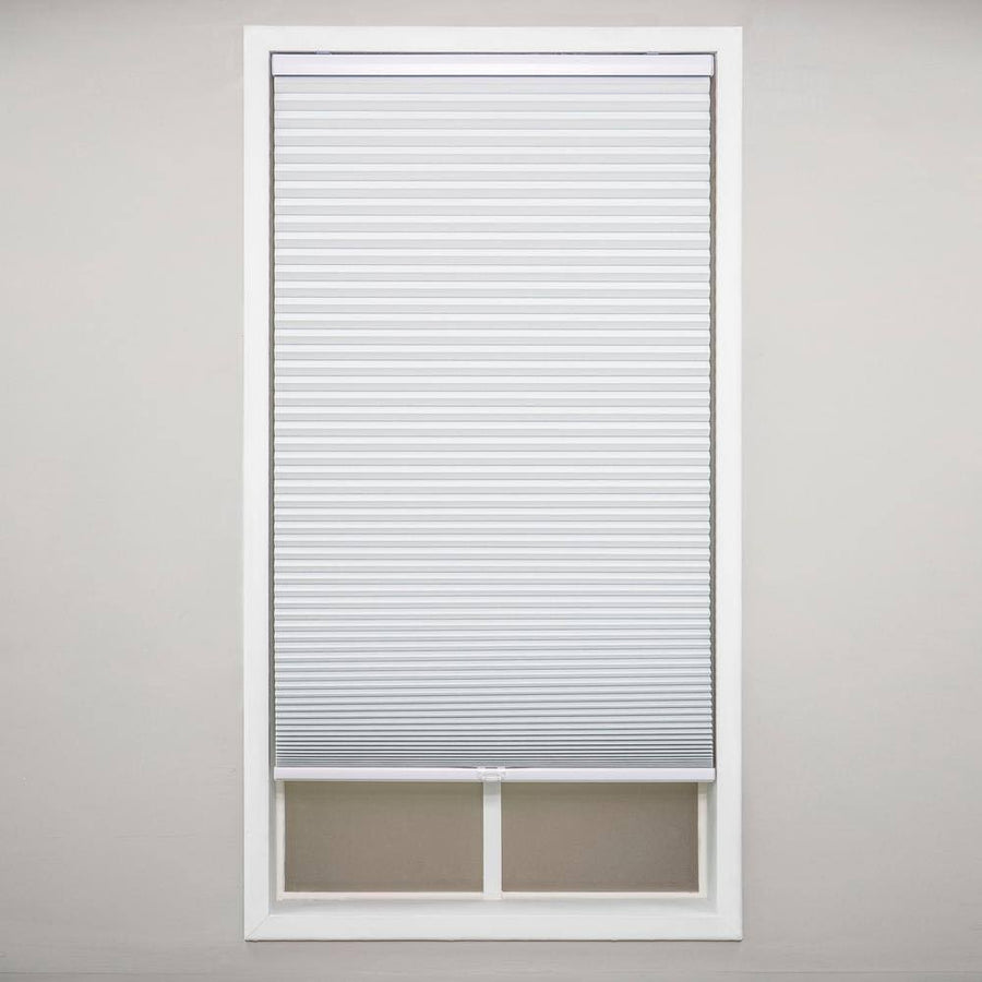 Perfect Lift Window Treatment Cut-to-Width White Cordless Blackout Cellular Shade - 22 in. W x 84 in. L