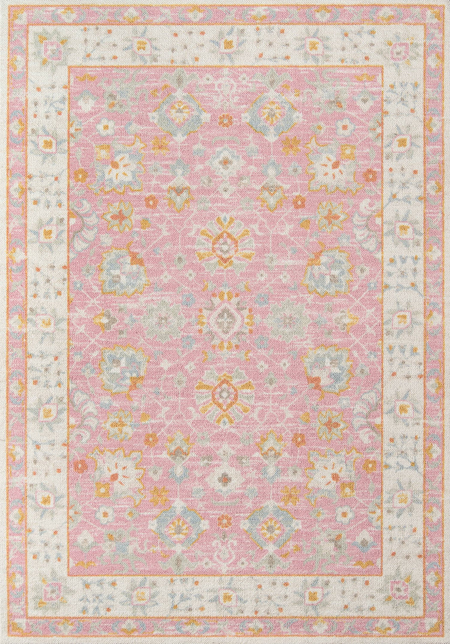 Momeni Anatolia ANA-8 Pink Area Rug 6'6" x 9'