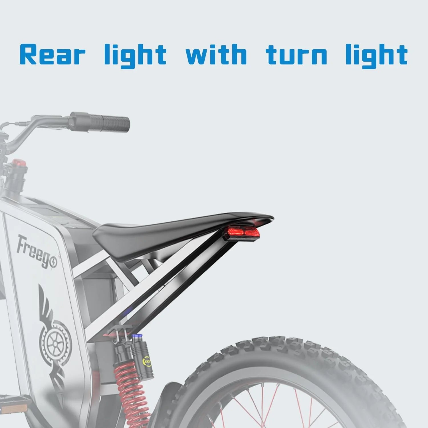 Freego X2 Pro 6000W(Peak) Motor Electric Dirt Bike for Adult, 60V30AH Battery Electric Motorcycle, 50MPH Speed Electric Bicycle, 19x2'' Full Suspension/Hydraulic Brake