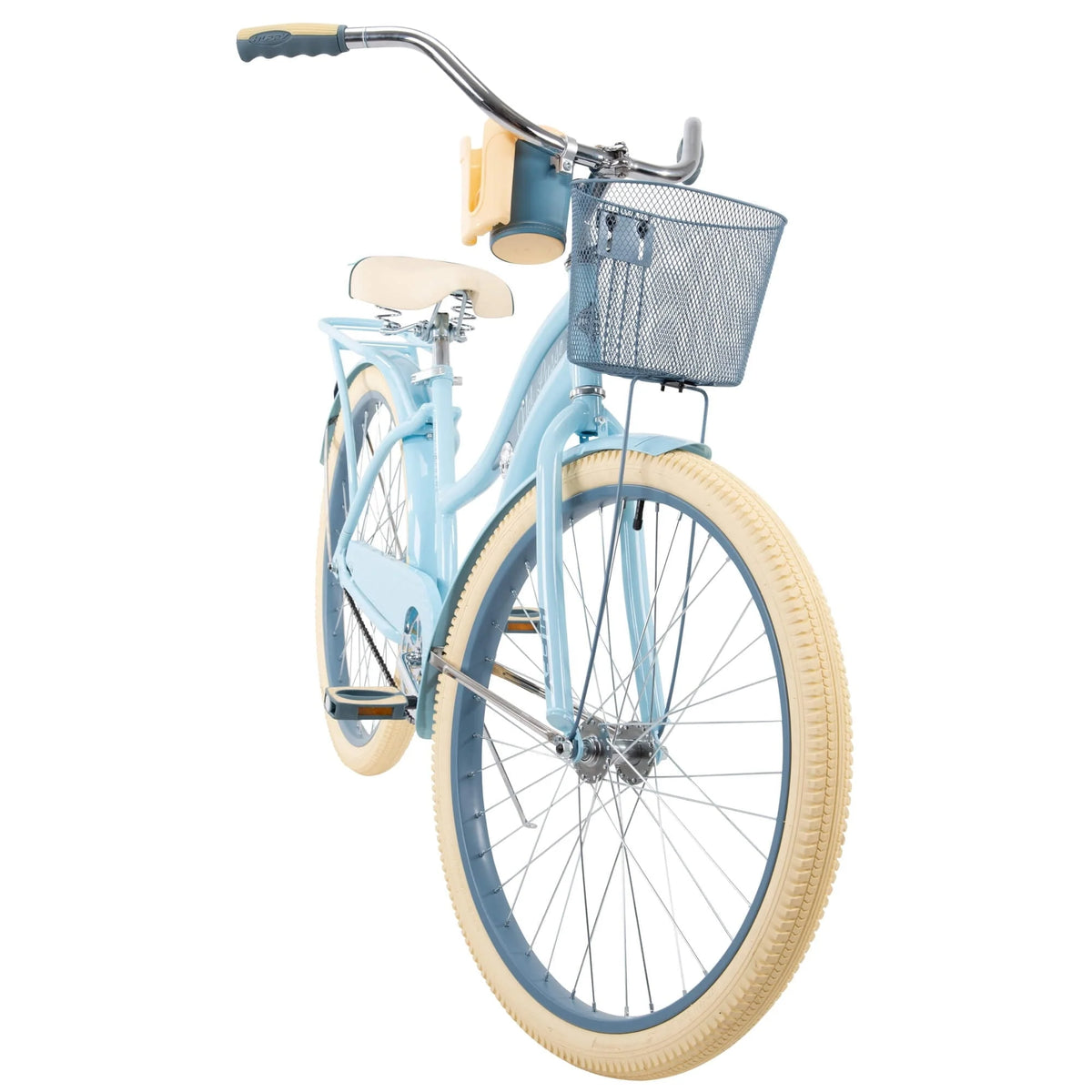 Huffy, Nel Lusso Classic Cruiser Bike with Perfect Fit Frame, Women'S, Light Blue, 26 in