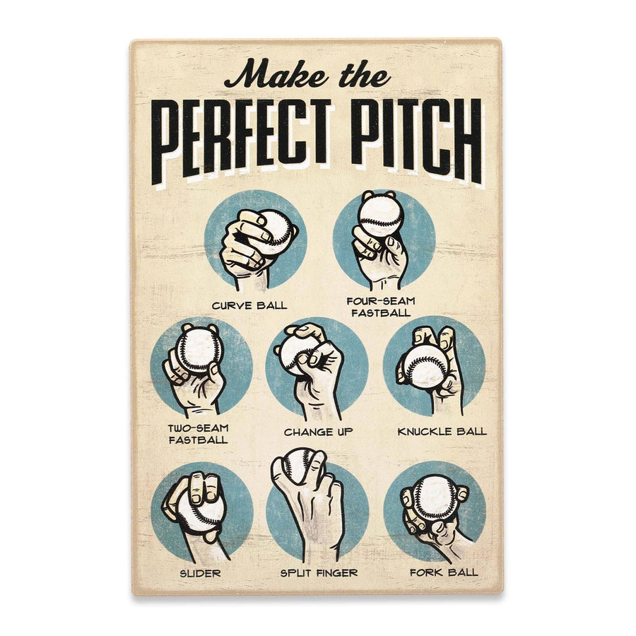 Make The Perfect Pitch Baseball Wood Wall Decor