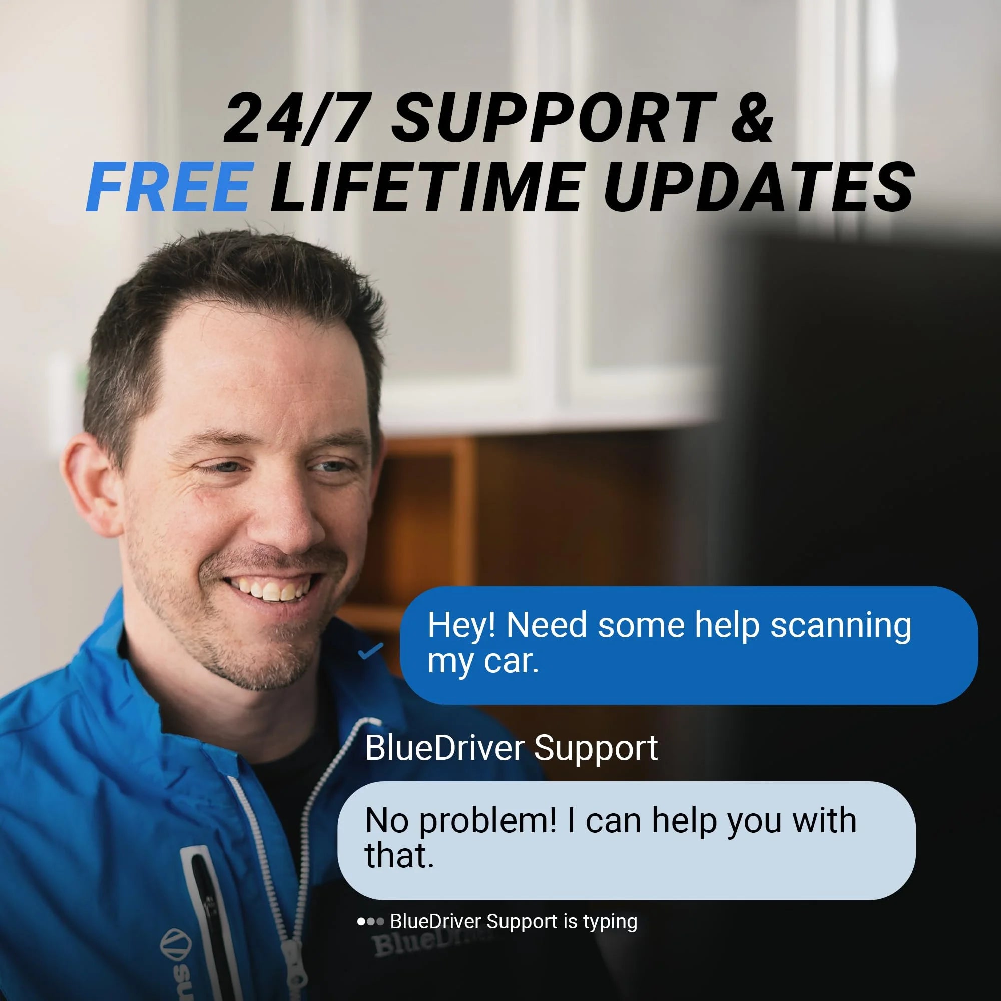 Bluedriver Pro OBD2 Bluetooth Car Diagnostic Scan Tool and Code Reader for Iphone and Android