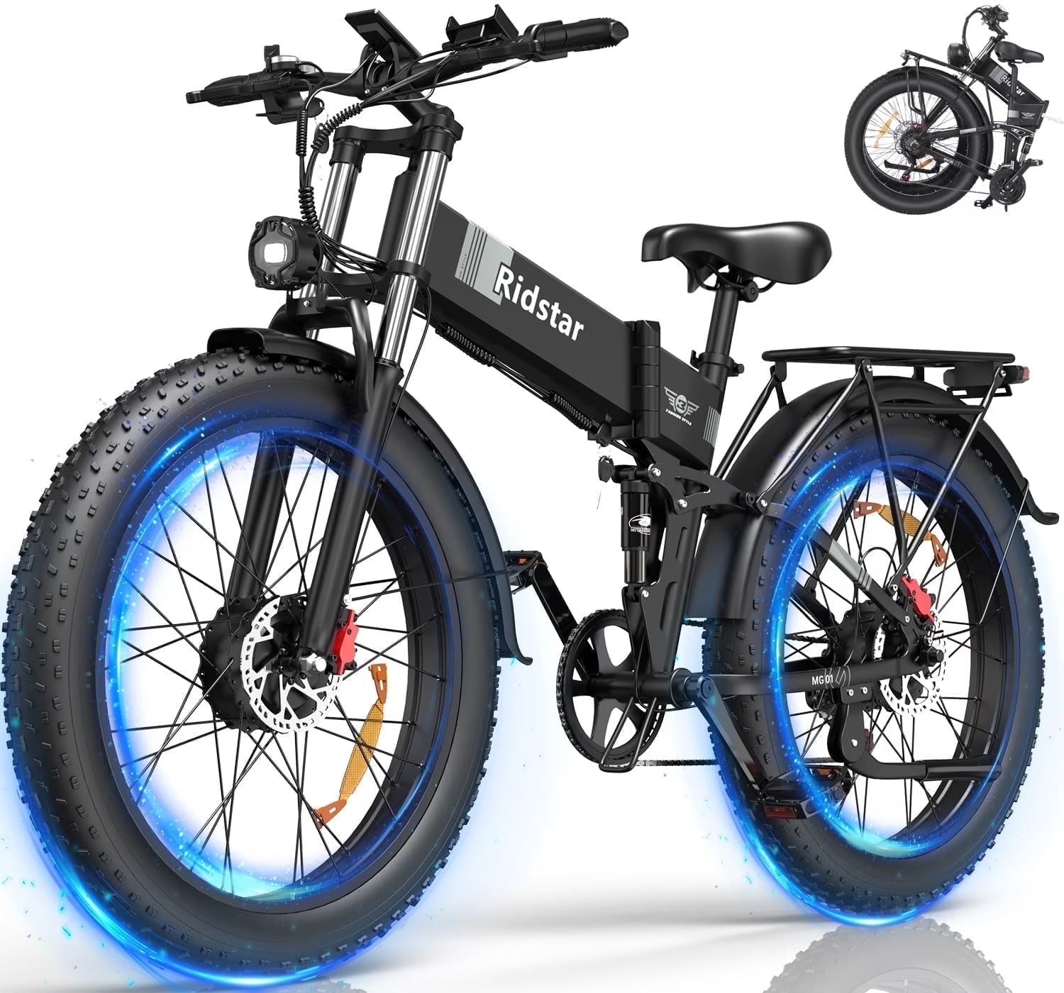 Dual Motor PEAK 3000W Electric Bike for Adults, 31mph 48V 23ah Electric Bicycle, 26" Fat Tire Mountain Bike UL2849