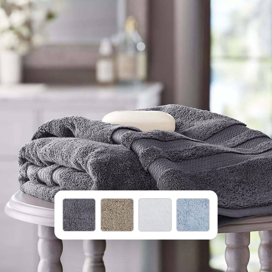 Member's Mark Hotel Premier Collection Oversized Bath Towel in Zinc, 30x58