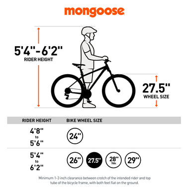 27.5" Ledge Mountain Bike, 7 Speeds, Teal