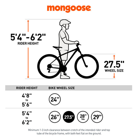 27.5" Ledge Mountain Bike, 7 Speeds, Teal