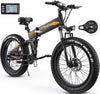 Totguard 26"x4" Electric Bike, Fat Tire 500W Ebike, Foldable Electric Bicycles E Bikes for Adults Electric 48V 10ah Battery, Dual Shock Absorber, Lockable Fork UL2849