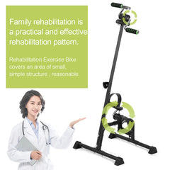 Mwptoo Elderly Exercise Bike, Pedal Exerciser Bike, Hand Arm Leg Knee Peddler, Adjustable Fitness Equipment for Seniors, Elderly Home Pedal Exercise Bike for Total Body