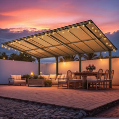 AECOJOY 20' x 10' Outdoo Gazebo for Patio, Large 10x20 Pergola Carport