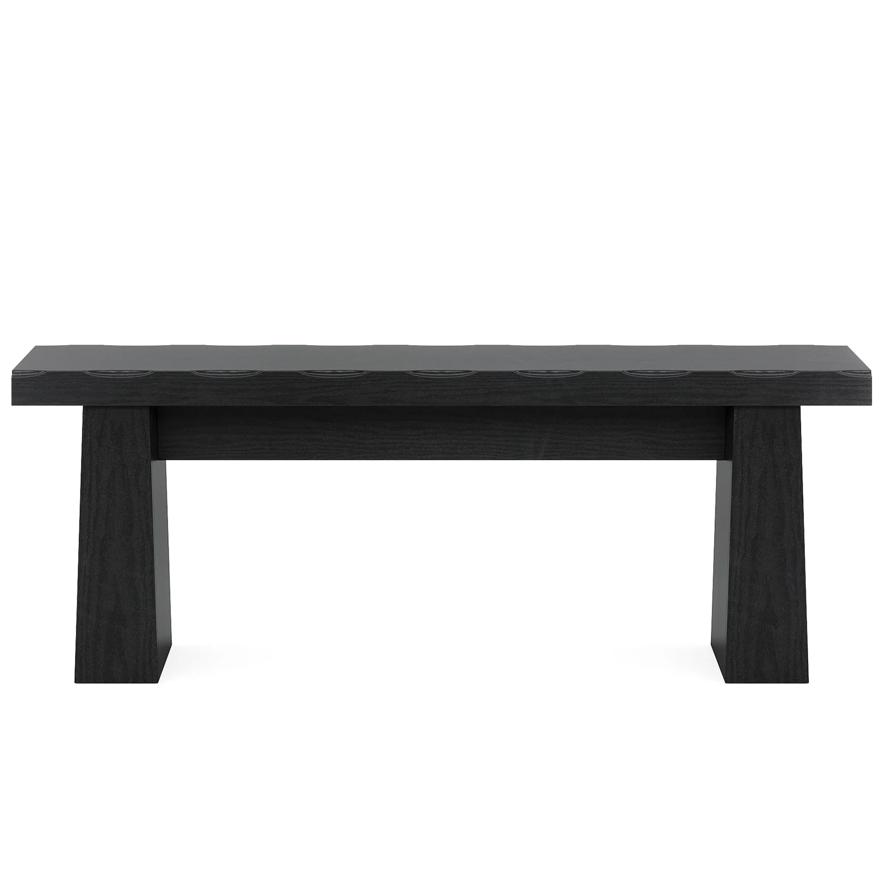 Fnova 48" Wooden Two - Person Backless Entryway Bench with Under - Bench Storage for Outdoor Garden, Living Room, Bedroom, Dining Room, Hallway