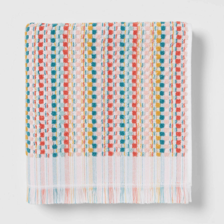 Opalhouse Multi Striped Sonoma Bath Towel in Aqua