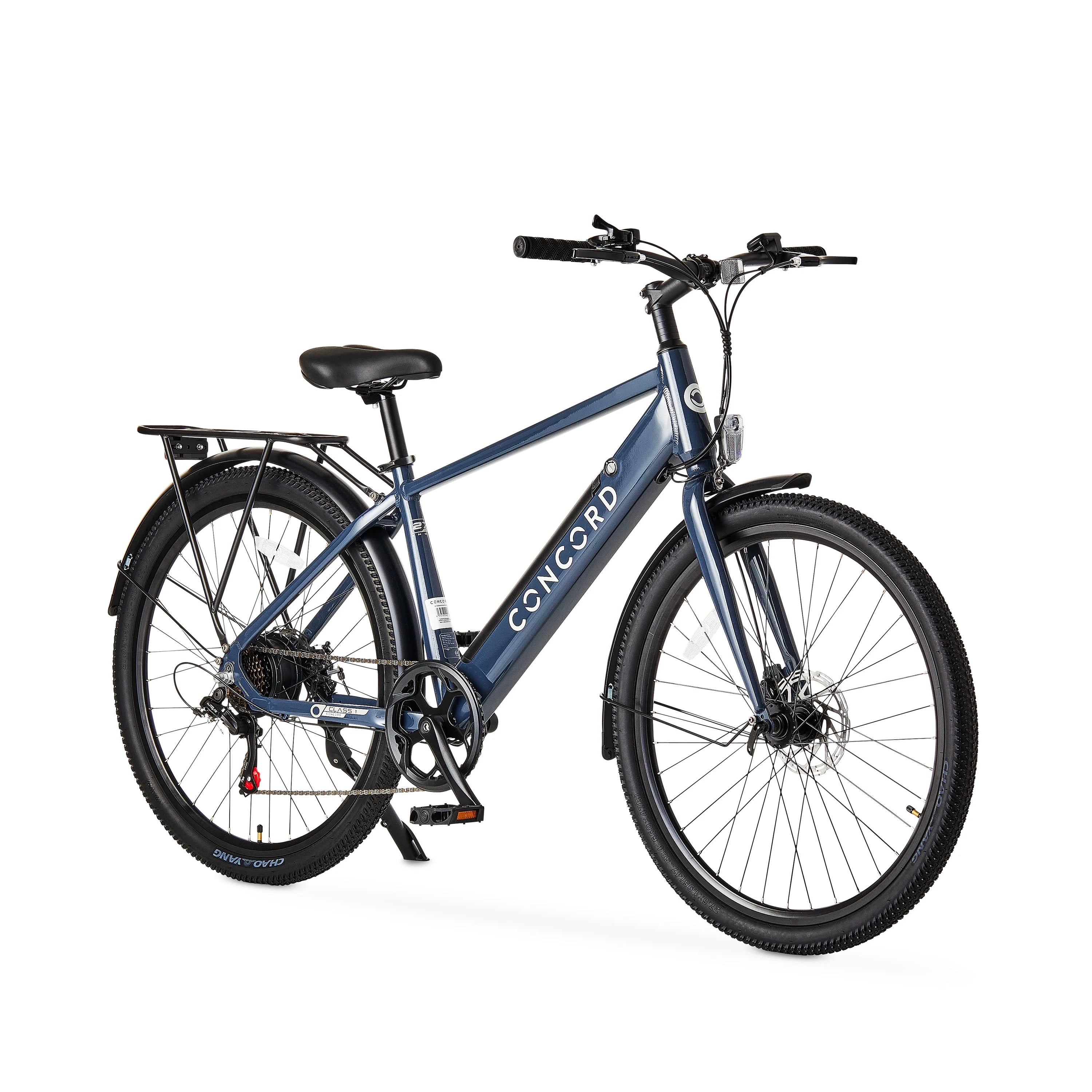 Concord 27.5" Step - Over Electric Commuter Bike, 36V, Gray, Fits Riders 5'1" - 6'1", Adult, Unisex