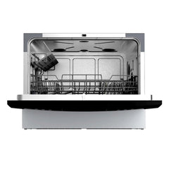 Midea Portable Countertop Dishwasher, 6 Place Settings, 8 Programs, White, MDC22P1AWW, New